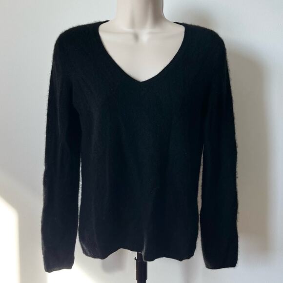 Charter Club Cashmere Sweater Black Size Small‎ V Neck Long Sleeve Top - Picture 1 of 7